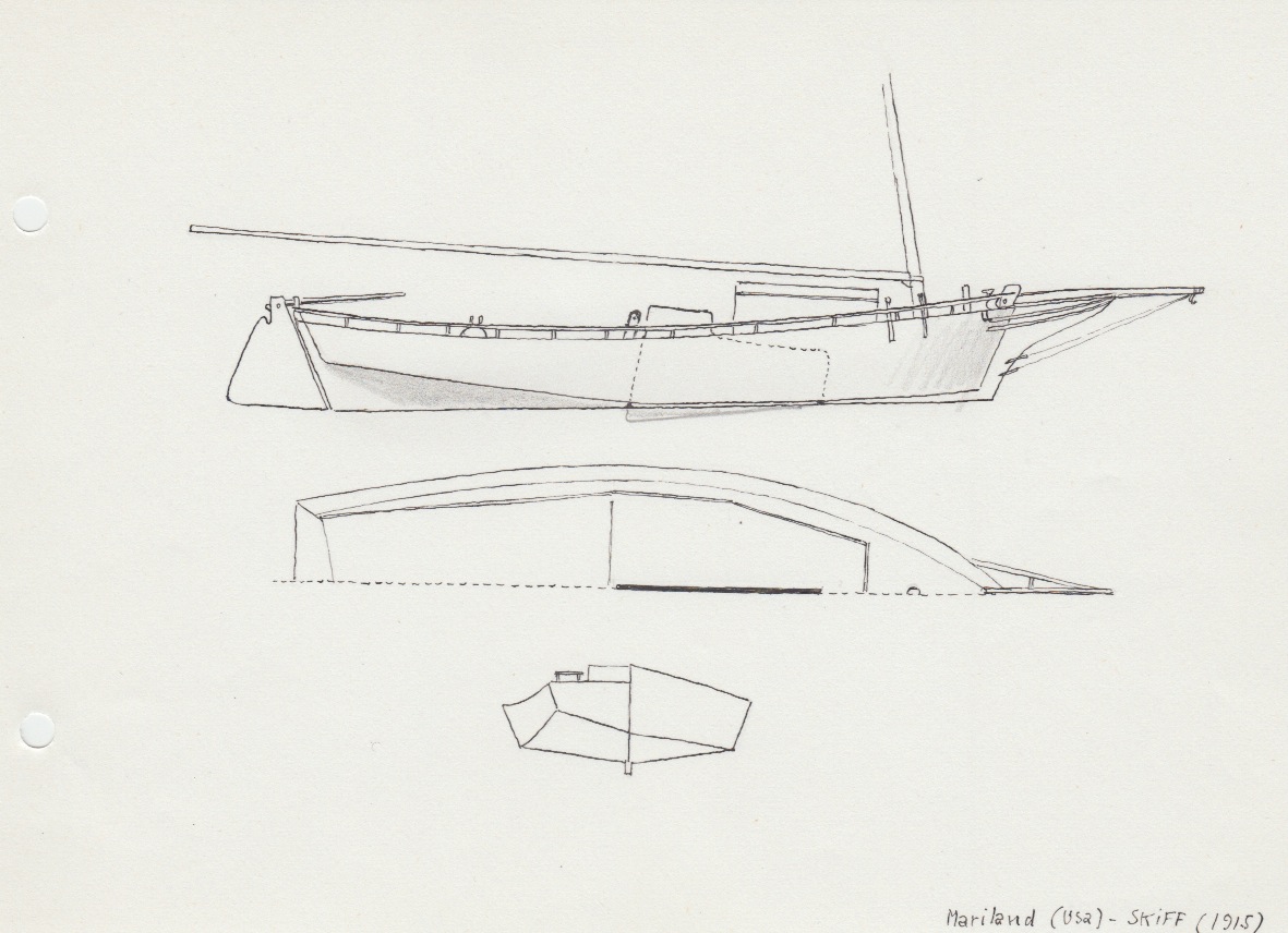 168 USA - Maryland - skiff - 1915